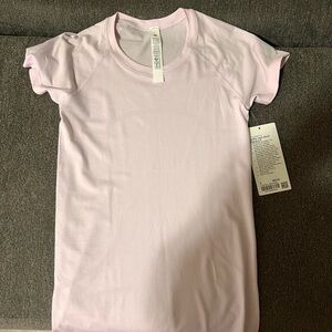 lululemon athletica Light Pink Short Sleeve Tee